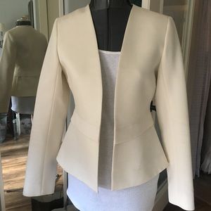 Club Monaco off white suit jacket